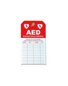 AED Inspection Tag - 5 Pack