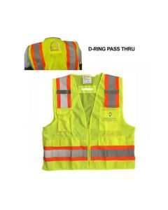 Majestic - Class 2 D-ring Pass Thru Mesh Safety Vest